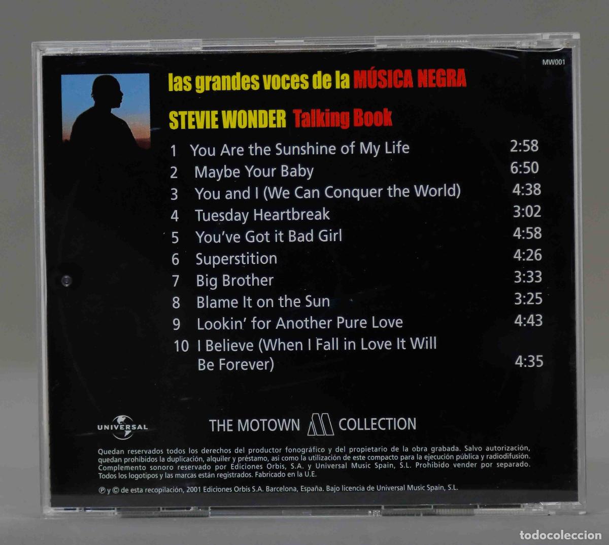 CDs de m&uacute;sica: CD. Stevie Wonder &ndash; Talking Book - Foto 2