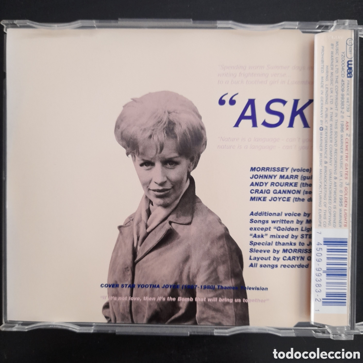 CDs de m&uacute;sica: The Smiths &ndash; Ask. 1995, Europa. CD, Single, Reissue - Foto 2