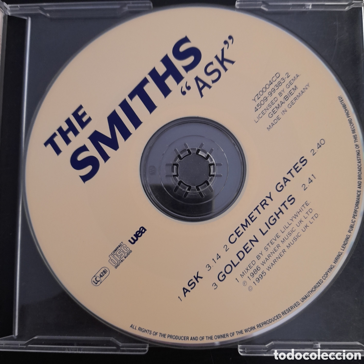 CDs de m&uacute;sica: The Smiths &ndash; Ask. 1995, Europa. CD, Single, Reissue - Foto 3