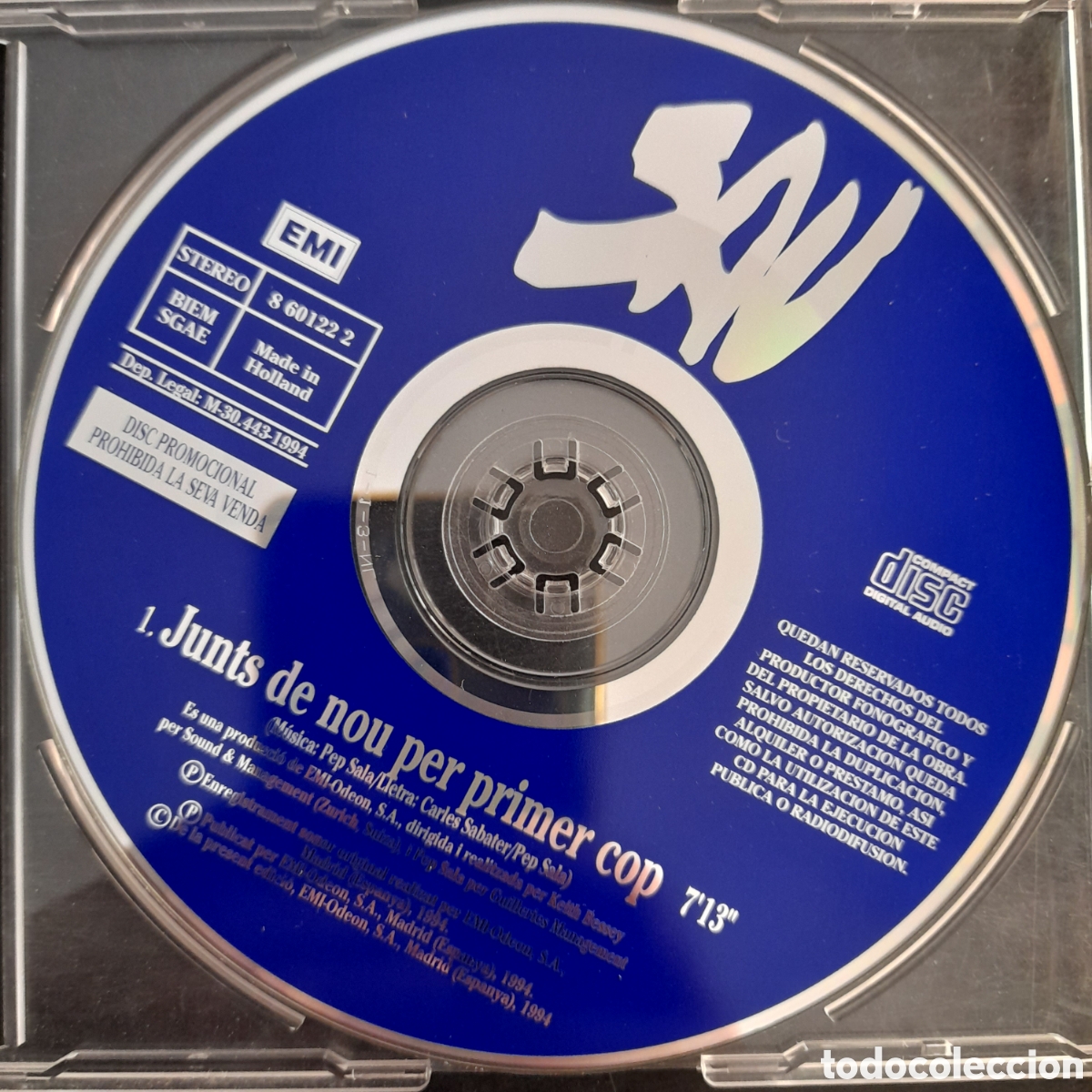 CDs de m&uacute;sica: Sau &ndash; Junts De Nou Per Primer Cop. CD, Single - Foto 3