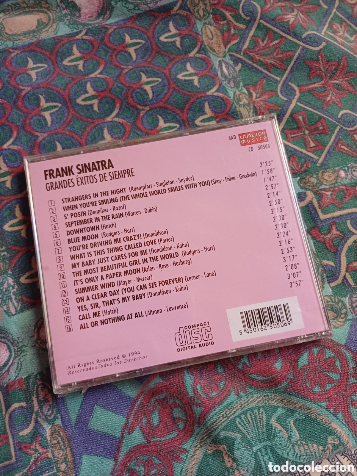 CDs de m&uacute;sica: Nuevo sin abrir Frank Sinatra Grandes exitos de siempre - Foto 2