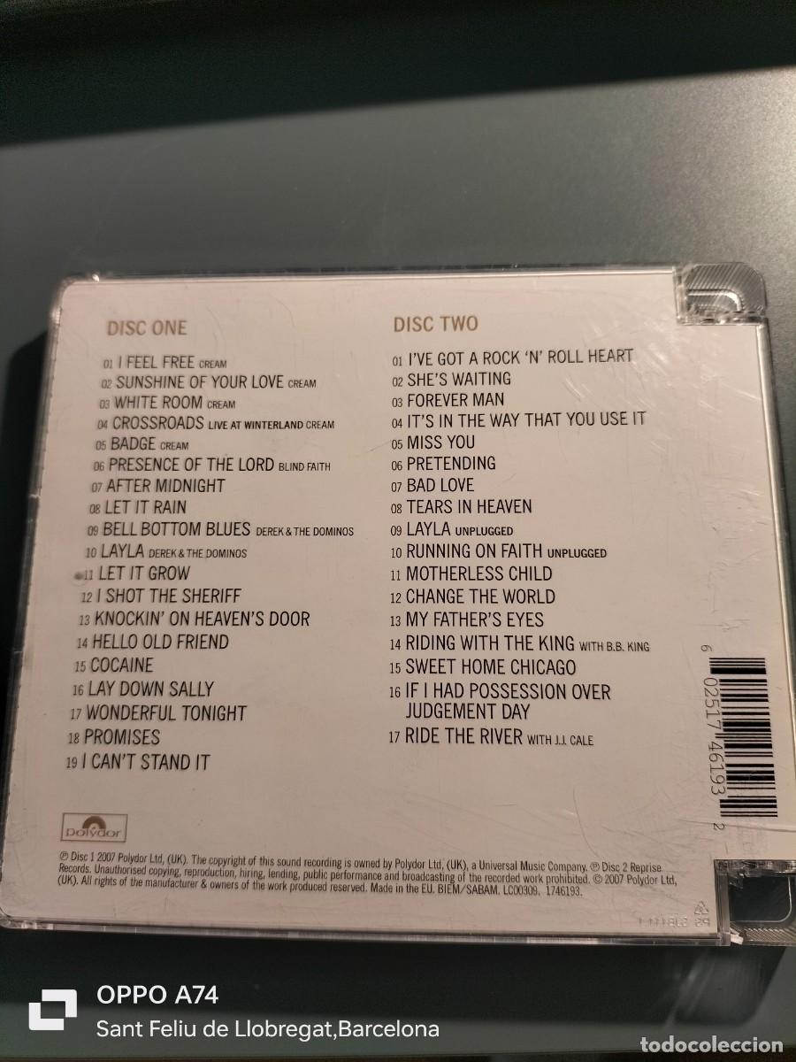 CDs de m&uacute;sica: RAR 2 CDS. ERIC CLAPTON. COMPLETE. STICKER - Foto 3