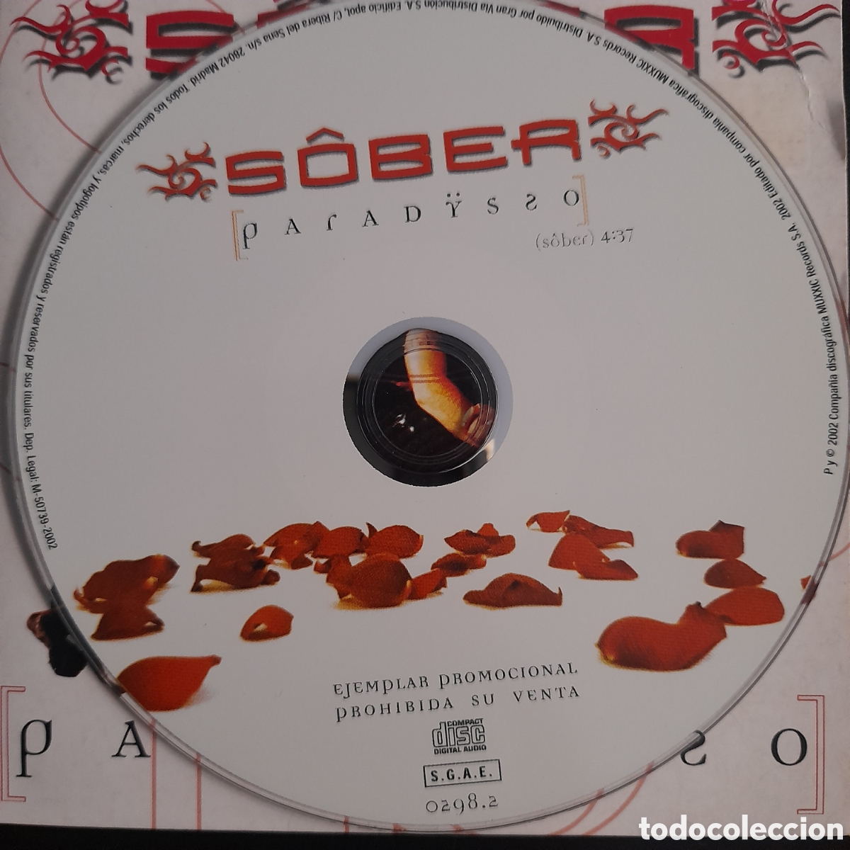 CDs de m&uacute;sica: S&ocirc;ber &ndash; Parad&yuml;sso. CD, Single, Promo - Foto 3