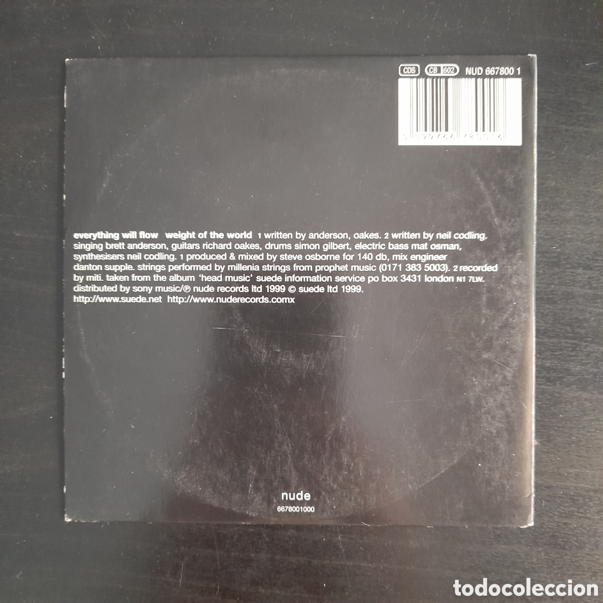 CDs de m&uacute;sica: Suede &ndash; Everything Will Flow. CD, Single 1999 Europa - Foto 2