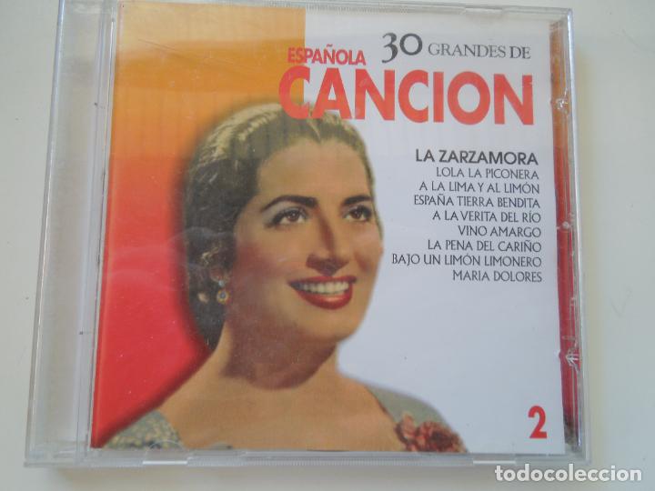 CDs de m&uacute;sica: 30 GRANDES DE LA CANCION ESPA&Ntilde;OLA - CD - Foto 2