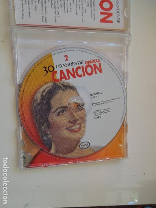 CDs de m&uacute;sica: 30 GRANDES DE LA CANCION ESPA&Ntilde;OLA - CD - Foto 3