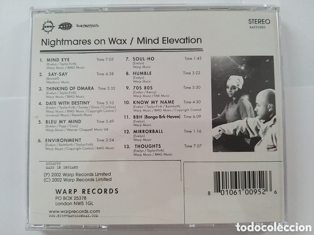 CDs de m&uacute;sica: NIGHTMARES ON WAX - MIND ELEVATION CD - Foto 2