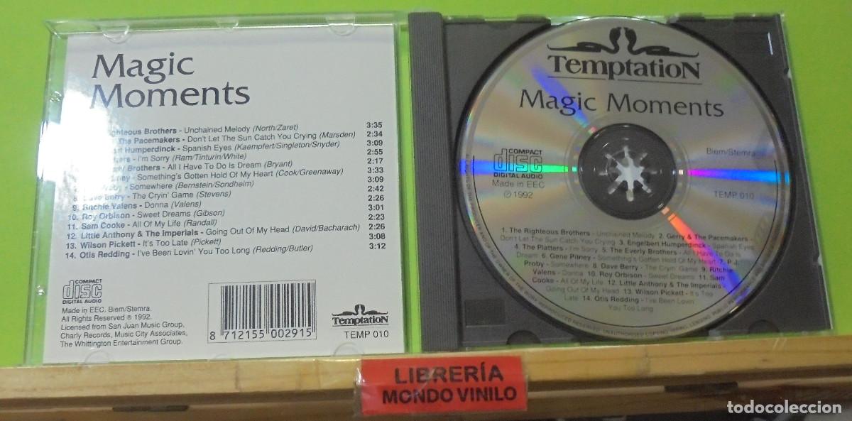 CDs de m&uacute;sica: Magic moments -- CD recopilatorio - Foto 2