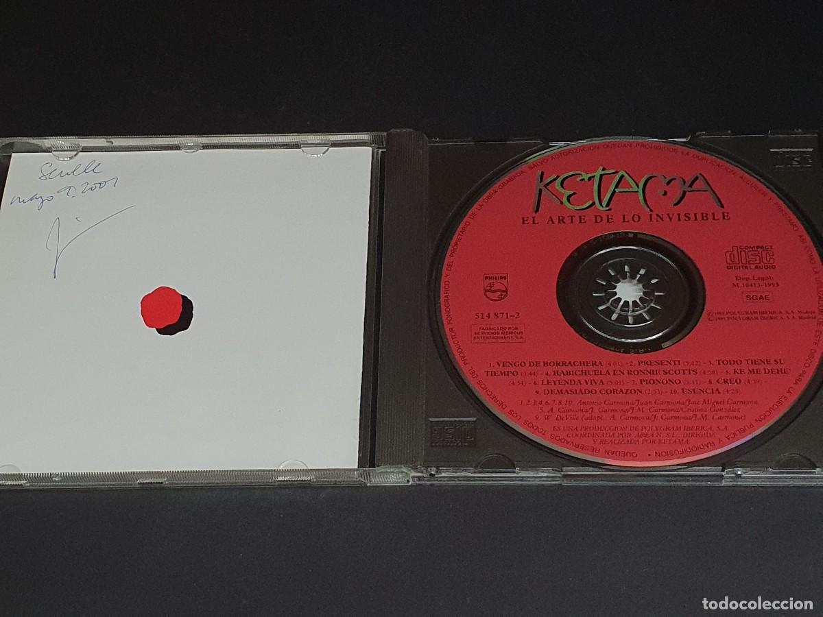 CDs de m&uacute;sica: CD KETAMA - EL ARTE DE LO INVISIBLE - Foto 2