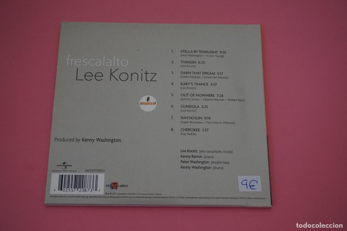 CDs de m&uacute;sica: CD/ LEE KONITZ - FRESCALALTO - Foto 3