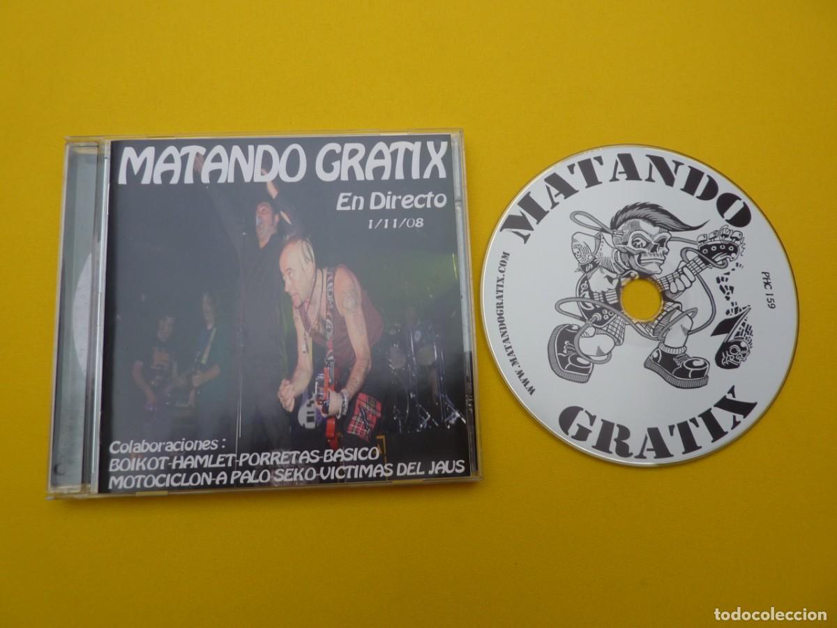 CDs de m&uacute;sica: CD MATANDO GRATIX - En Directo - SPAIN Press - PHC 159 (M-/M-) - Foto 1