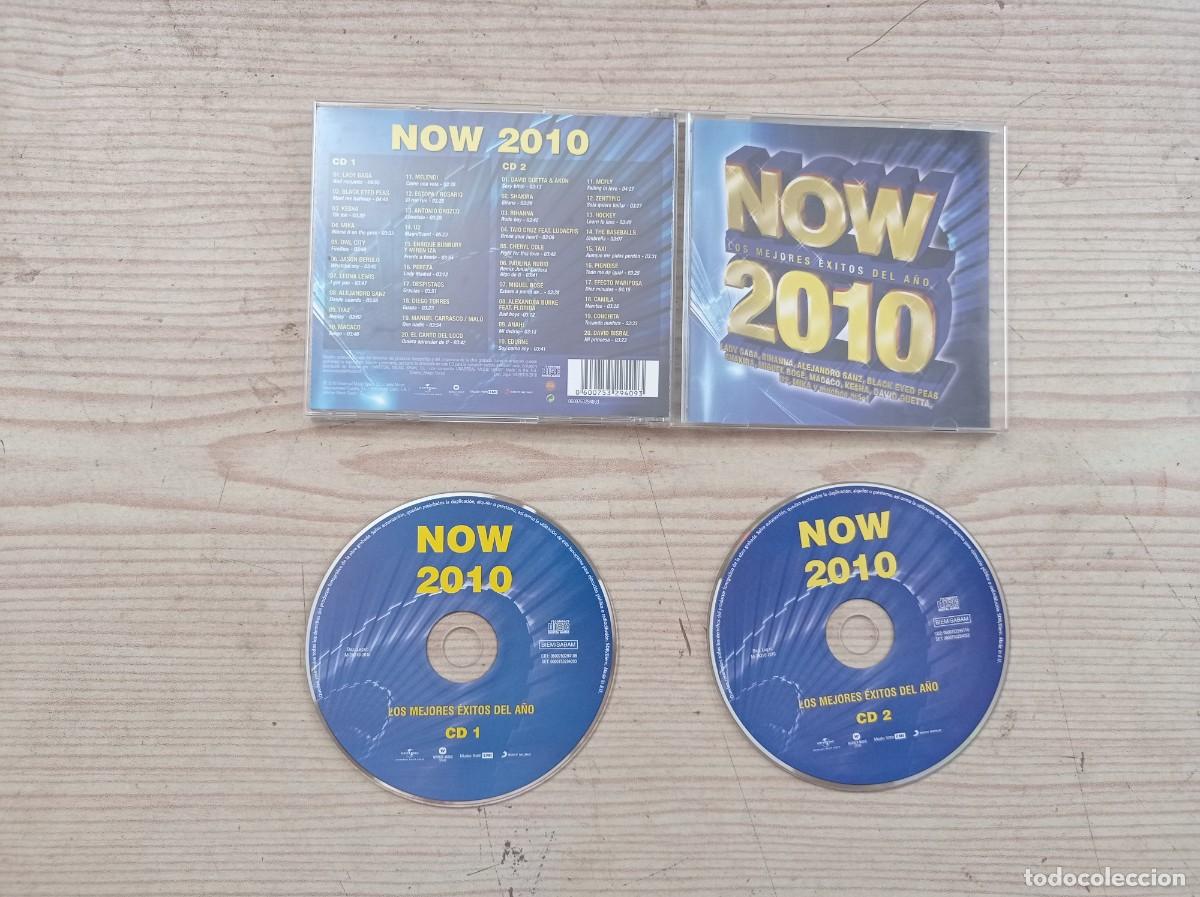 CDs de m&uacute;sica: Now 2010 - Los Mejores Exitos Del A&ntilde;o - Varios - 2 CD - Foto 1