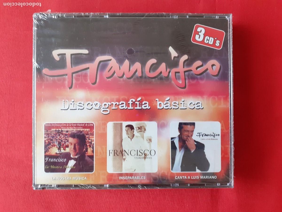 CDs de m&uacute;sica: FRANCISCO DISCOGRAF&Iacute;A B&Aacute;SICA 3 CDS (PRECINTADO) - Foto 1