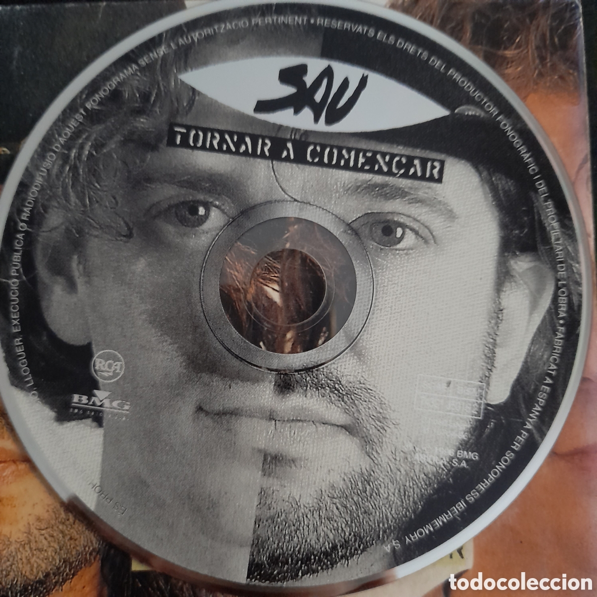 CDs de m&uacute;sica: Sau &ndash; Tornar a Comen&ccedil;ar. CD, Single, Promo - Foto 3