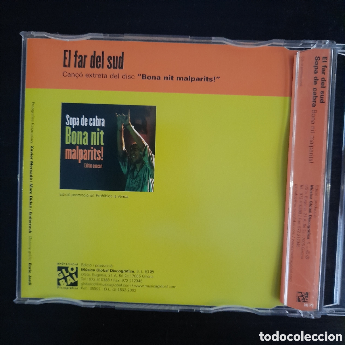 CDs de m&uacute;sica: Sopa De Cabra &ndash; El Far Del Sud. CD, Single, Promo 2002 - Foto 3