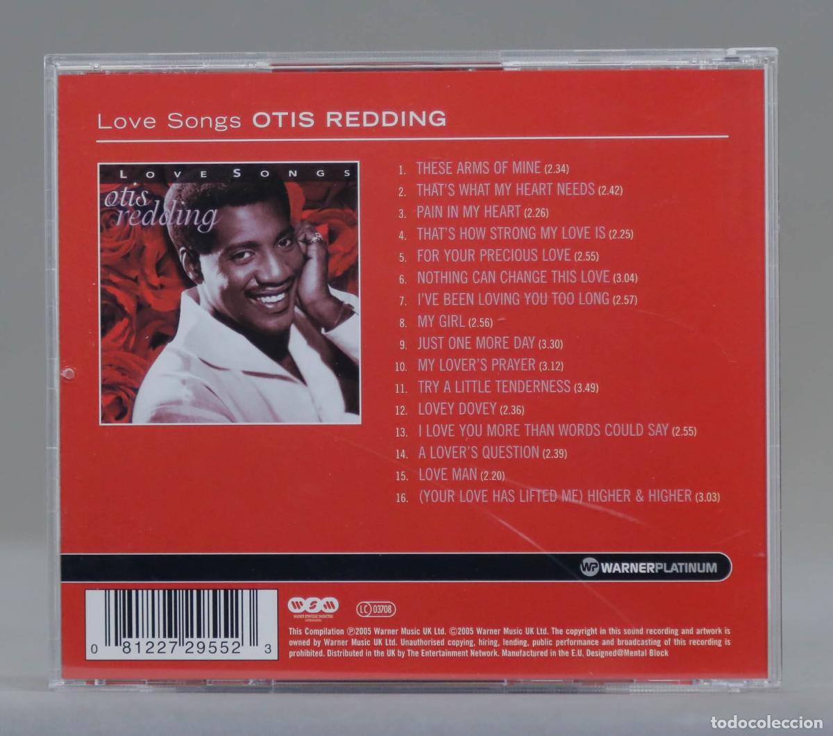 CDs de m&uacute;sica: CD. Otis Redding &ndash; Love Songs - Foto 2