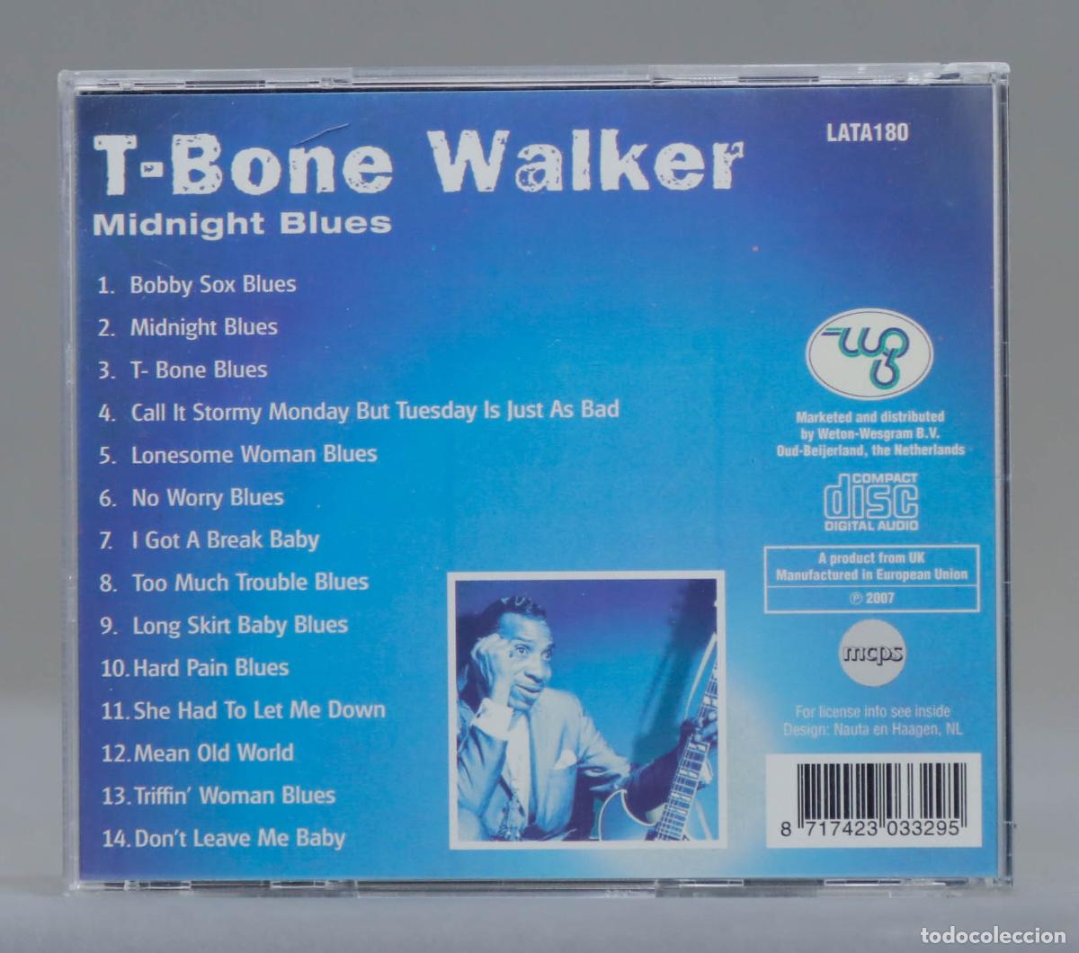 CDs de m&uacute;sica: CD. T-Bone Walker &ndash; Midnight Blues - Foto 2