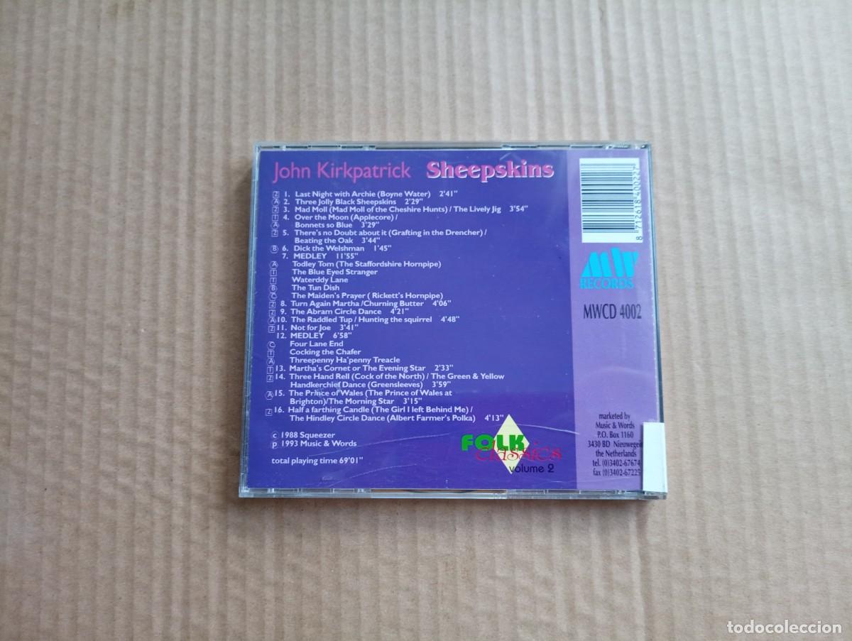 CDs de m&uacute;sica: JOHN KIRKPATRICK ( STEELEYE SPAN ) - SHEEPSKINS CD 1993 FOLK - Foto 3