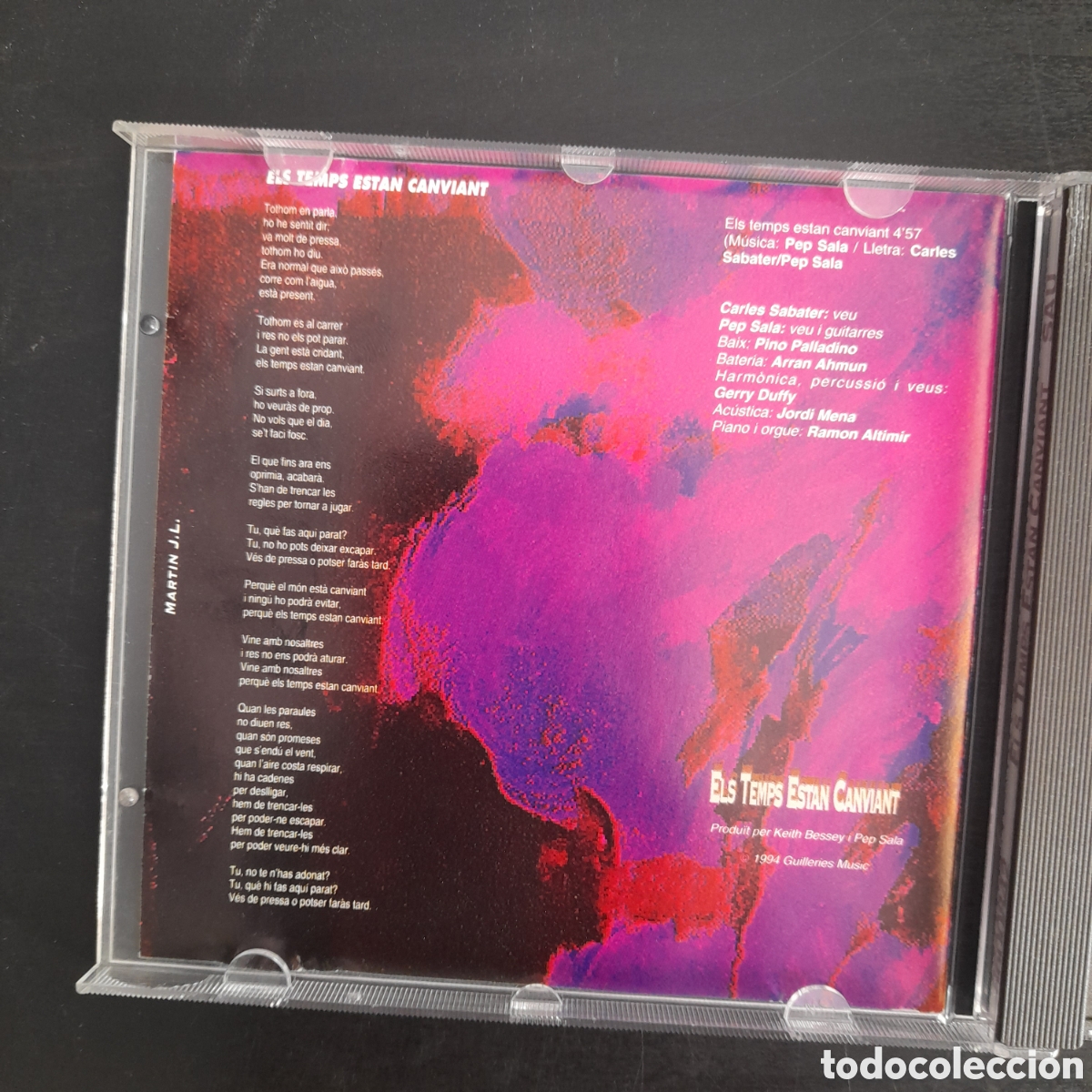 CDs de m&uacute;sica: Sau &ndash; Els Temps Estan Canviant. CD, Single 1994 - Foto 3