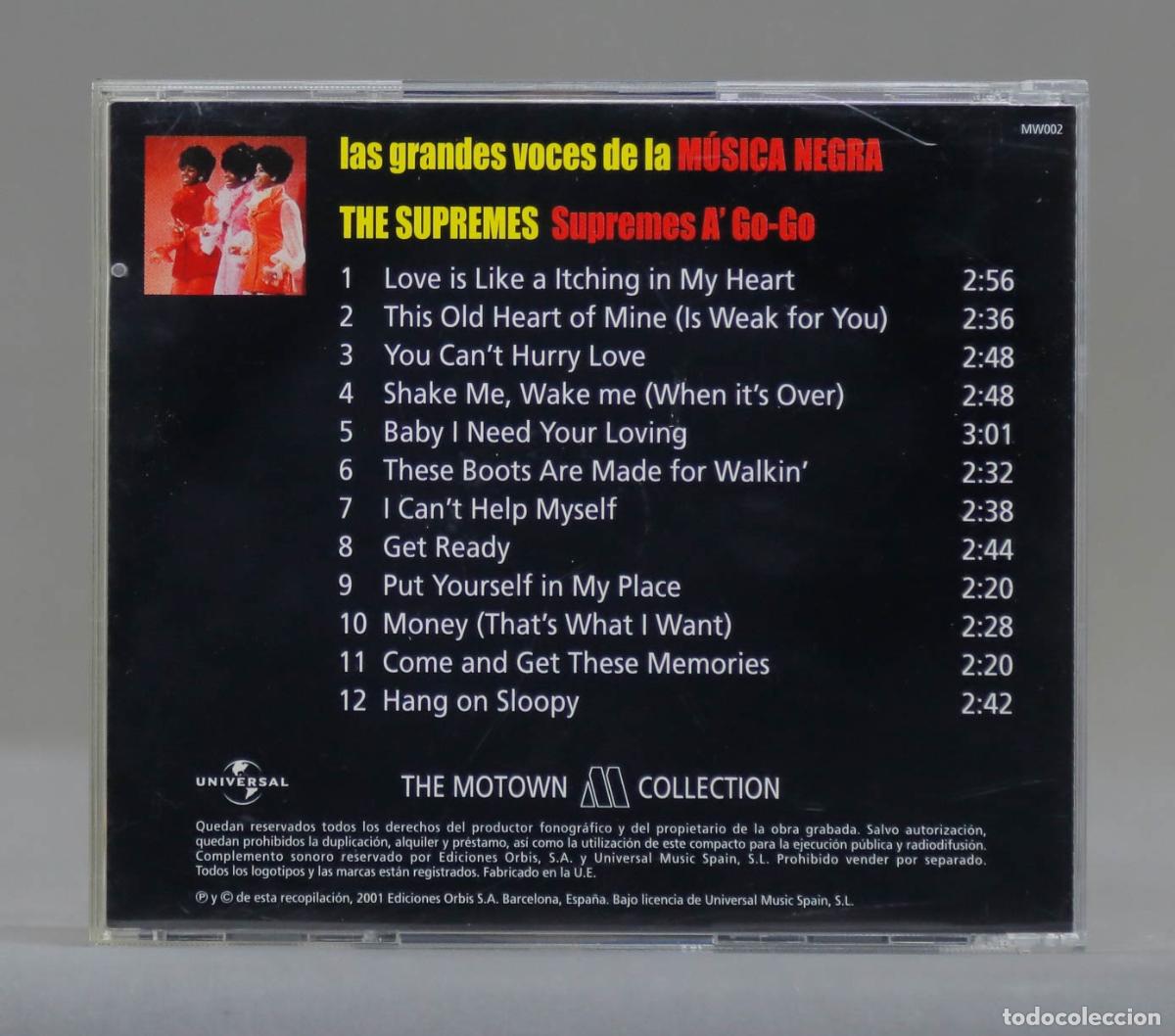 CDs de m&uacute;sica: CD. The Supremes &ndash; A&acute; Go-Go - Foto 2