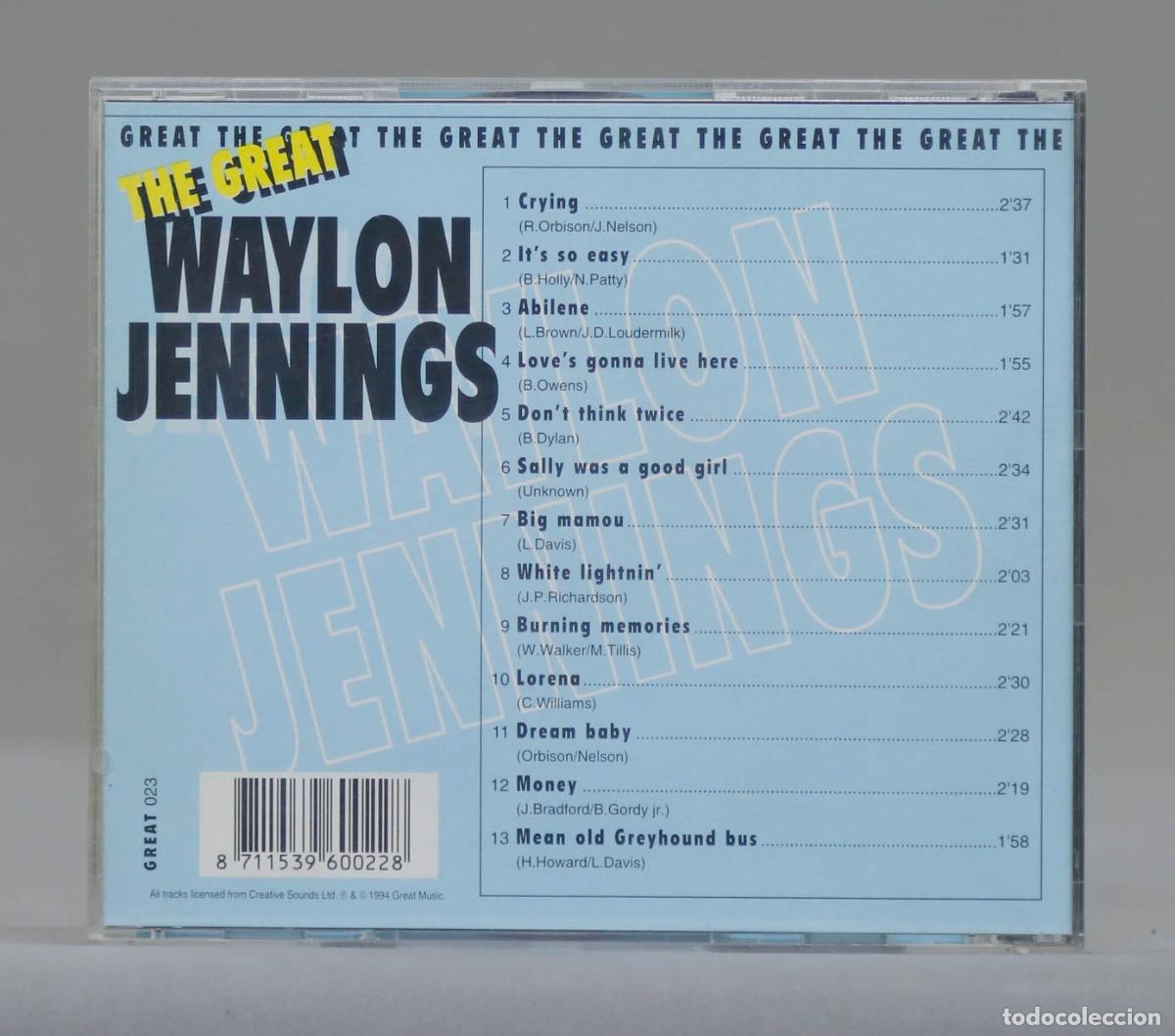 CDs de m&uacute;sica: CD. The Great Waylon Jennings - Foto 2