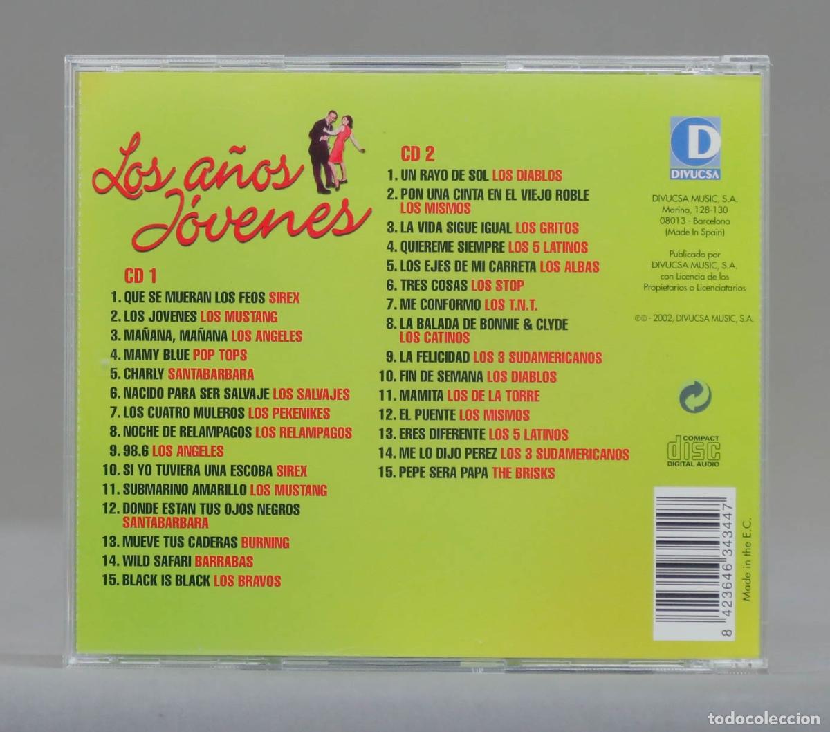 CDs de m&uacute;sica: CD. Various &ndash; Jovenes - Las Canciones En Espa&ntilde;ol de Tus Guateques - Foto 2