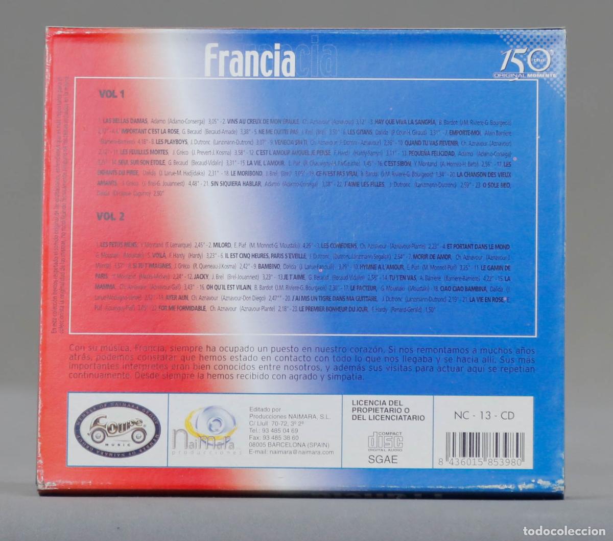 CDs de m&uacute;sica: 2 CD. FRANCIA. THE 150 - Foto 2