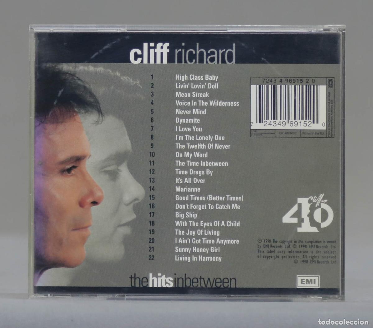 CDs de m&uacute;sica: CD. Cliff Richard &ndash; The Hits In Between - Foto 2