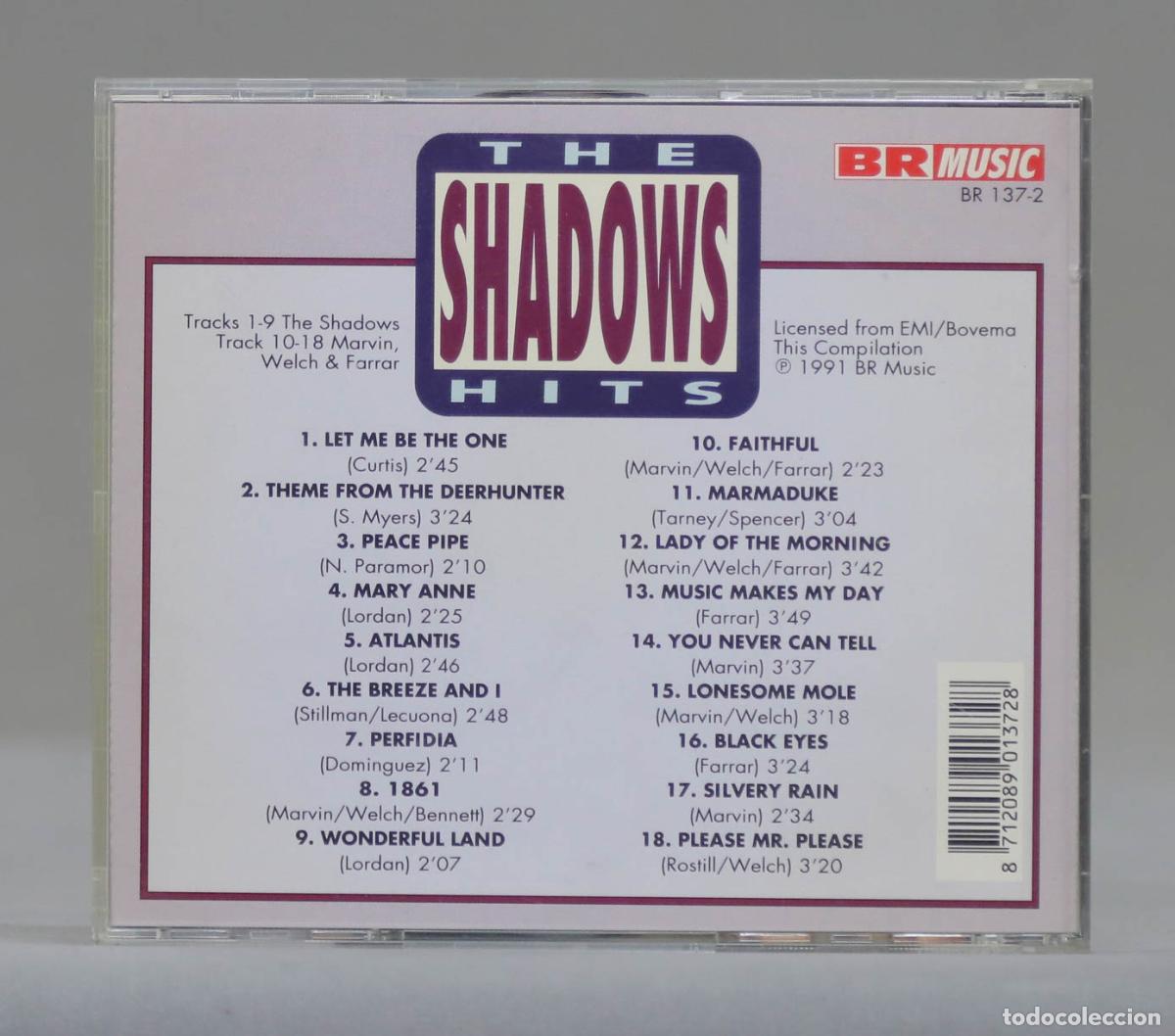 CDs de m&uacute;sica: CD. The Shadows Hits - Foto 2