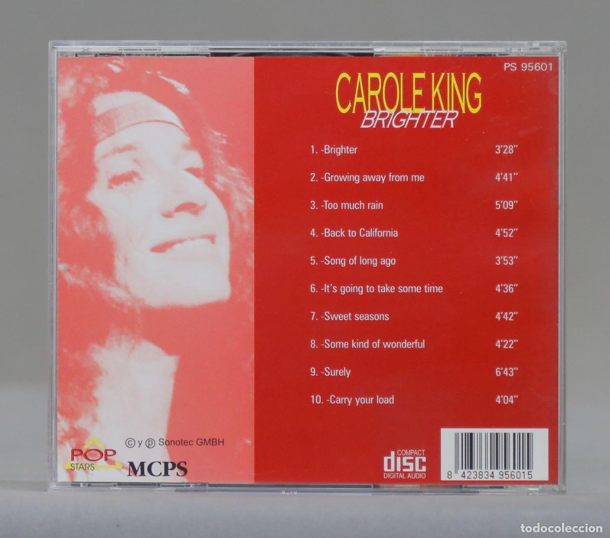 CDs de m&uacute;sica: CD. Carole King &ndash; Brighter - Foto 2
