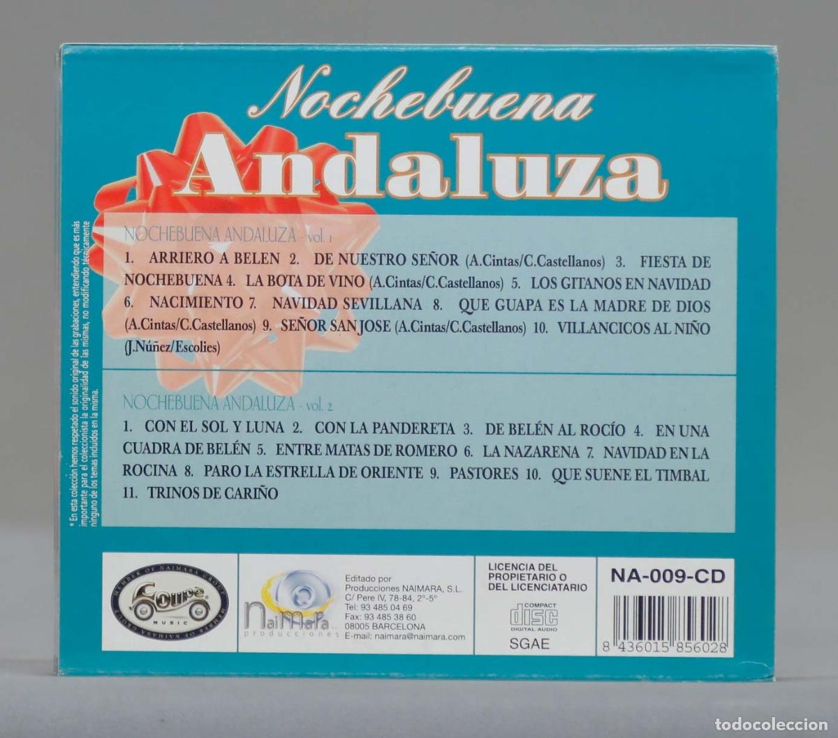 CDs de m&uacute;sica: 2 CD. NOCHEBUENA ANDALUZA - Foto 2