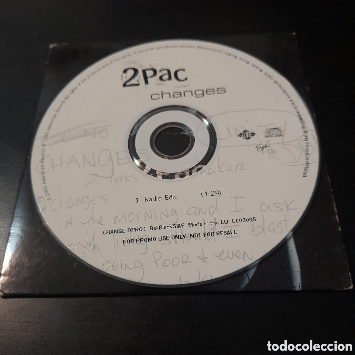 CDs de m&uacute;sica: 2Pac &ndash; Changes. CD, Single, Cardsleeve 1998 Francia - Foto 3