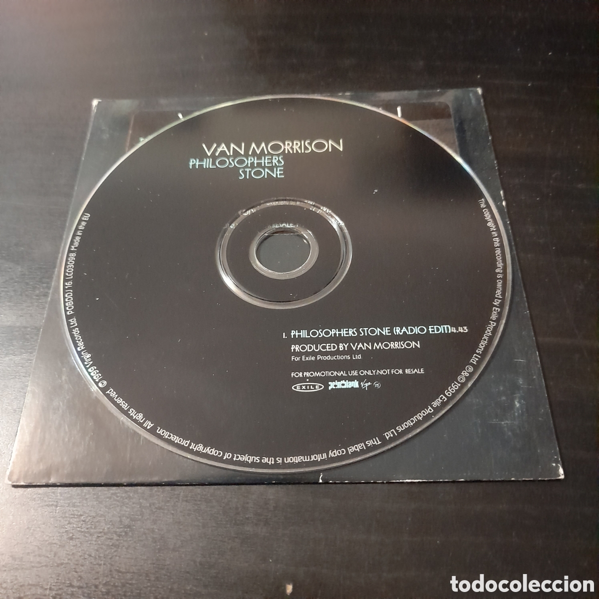 CDs de m&uacute;sica: Van Morrison &ndash; Philosophers Stone. CD, Single, Promo 1999 UK - Foto 3