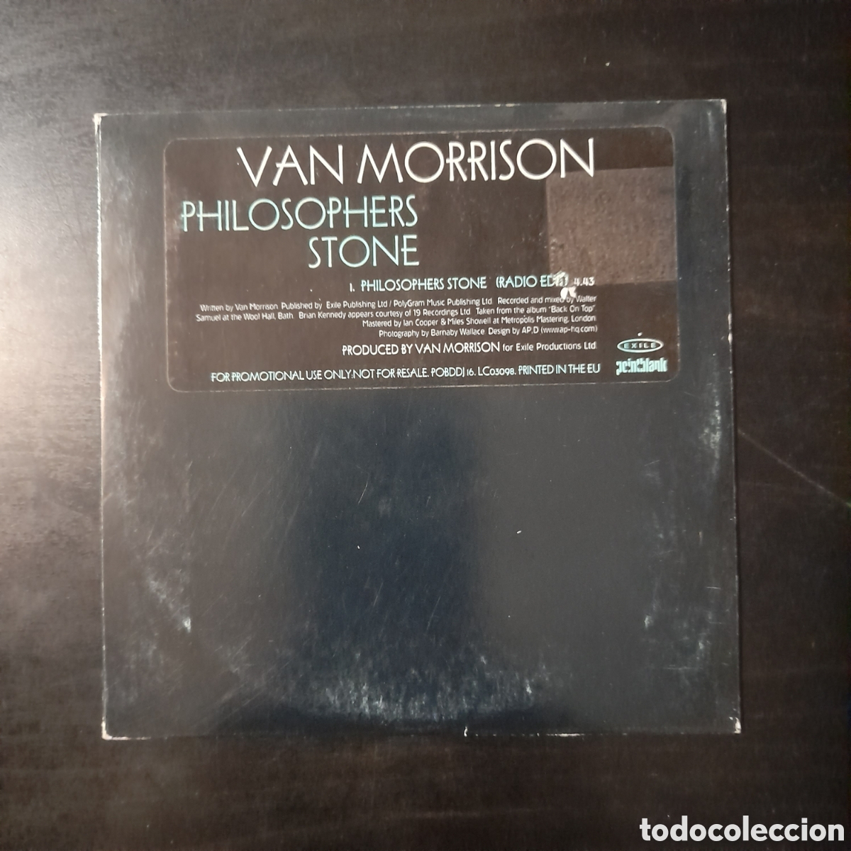 CDs de m&uacute;sica: Van Morrison &ndash; Philosophers Stone. CD, Single, Promo 1999 UK - Foto 1