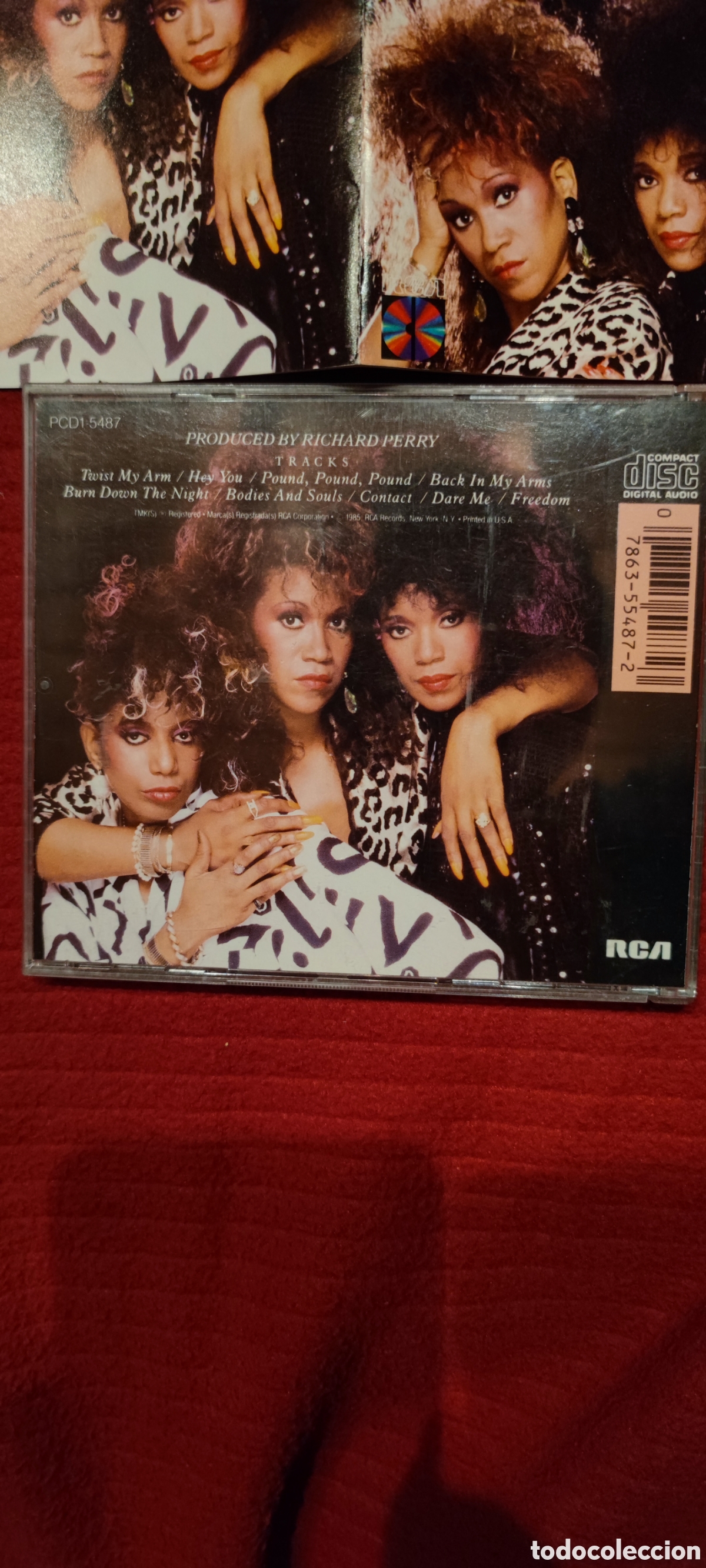 CDs de m&uacute;sica: POINTER SISTERS: Contact. Cd edici&oacute;n original 1985 RCA Records. - Foto 2