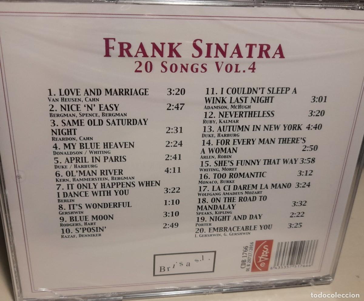 CDs de m&uacute;sica: FRANK SINATRA : 100 SONGS ( PACK DE 5 CD&acute;S ) - Foto 6