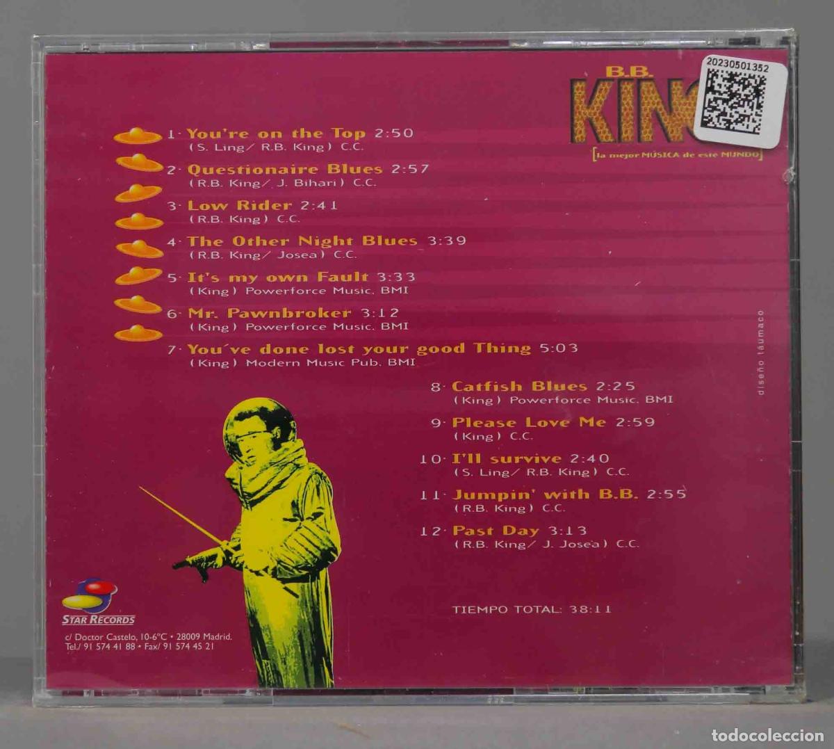 CDs de m&uacute;sica: CD. B.B. King &ndash; 12 Grandes &Eacute;xitos En Versi&oacute;n Original. PRECINTADO - Foto 2