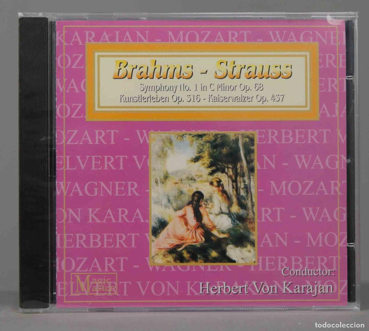 CDs de m&uacute;sica: CD. BRAHMS. STRAUSS. KARAJAN. PRECINTADO - Foto 1