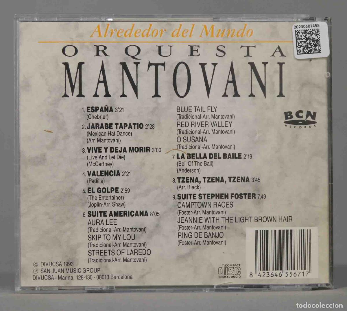 CDs de m&uacute;sica: CD. ORQUESTA MANTOVANI - Foto 2