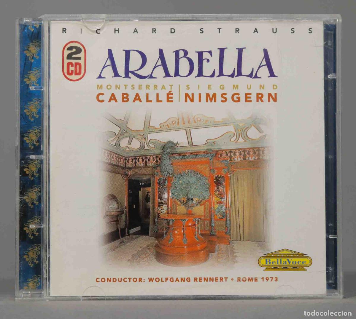 CDs de m&uacute;sica: 2 CD. ARABELLA. STRAUSS. CABALLE. RENNERT. ROME. 1973