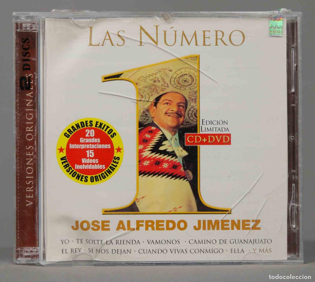 CDs de m&uacute;sica: CD+DVD. Jos&eacute; Alfredo Jim&eacute;nez &ndash; Las Numero 1 - Foto 1