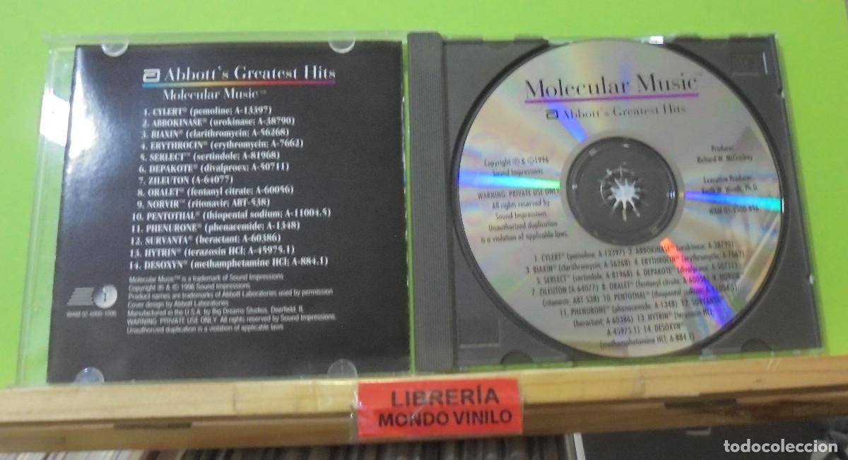 CDs de m&uacute;sica: Abbotts greatest hits. Molecular music -- CD - Foto 2