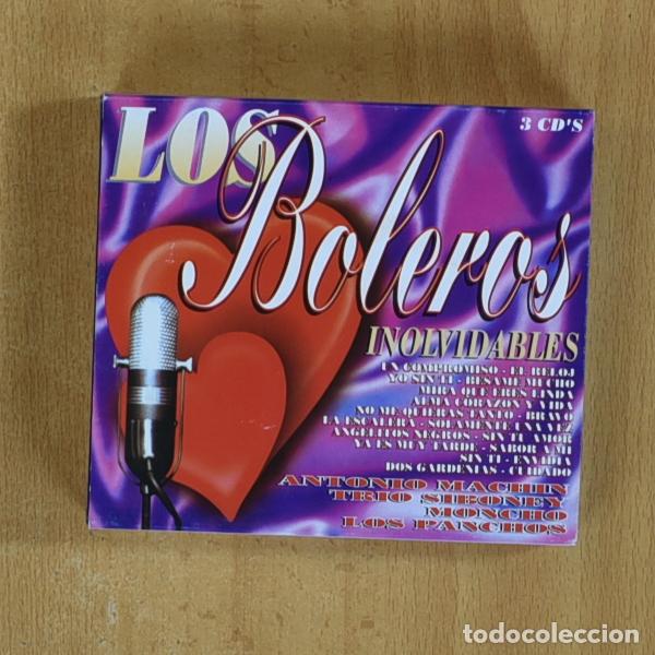 CDs de m&uacute;sica: VARIOS - LOS BOLEROS INOLVIDABLES - 3 CD - Foto 1