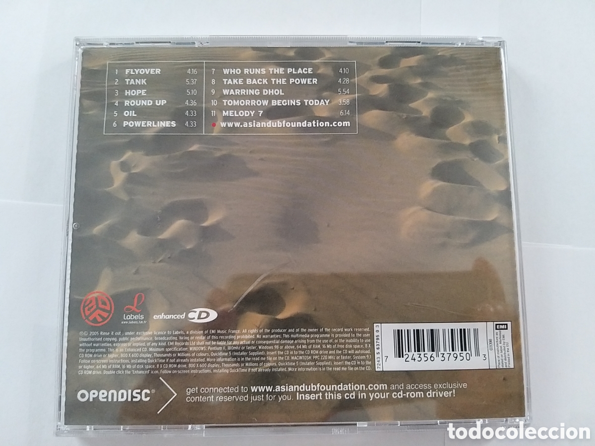 CDs de m&uacute;sica: ASIAN DUB FOUNDATION - TANK CD - Foto 2