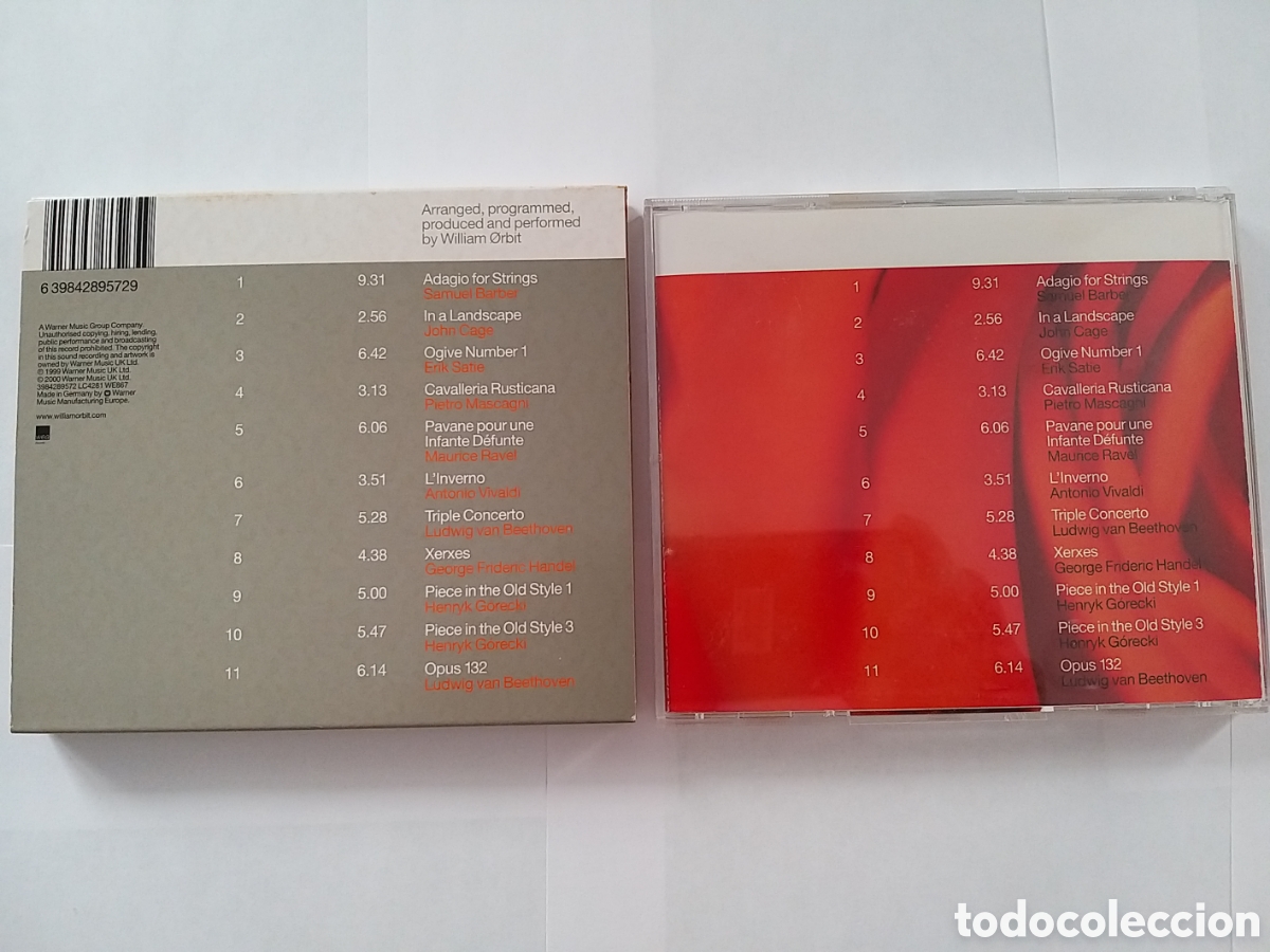 CDs de m&uacute;sica: WILLIAM ORBIT - PIECES ON A MODERN STYLE + HELLO WAVEFORMS - 2 DS SET - Foto 5