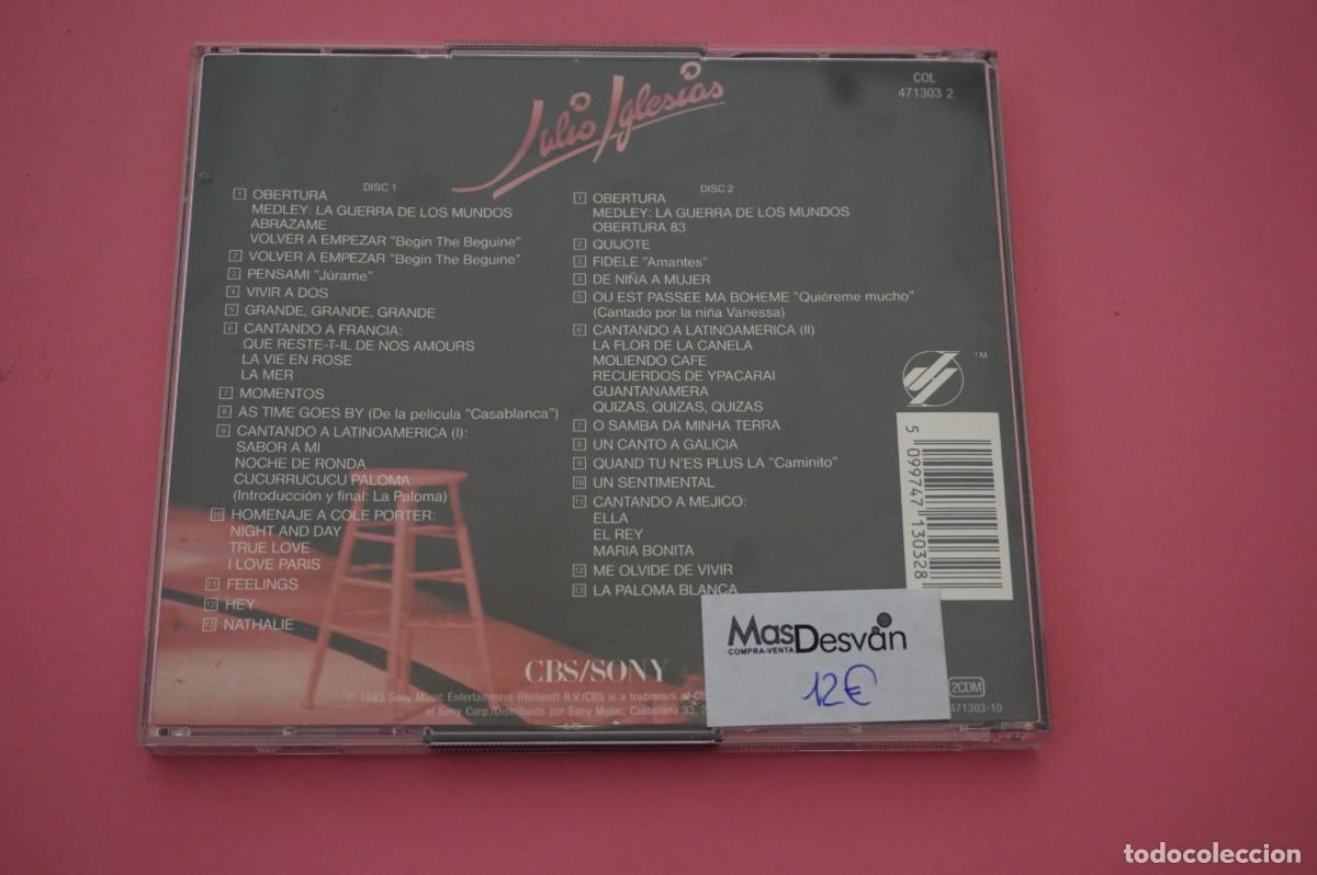 CDs de m&uacute;sica: CD/ JULIO IGLESIAS - EN CONCIERTO - Foto 5