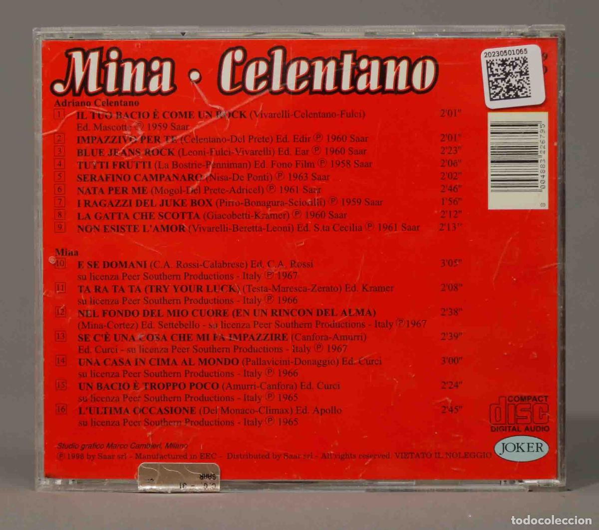 CDs de m&uacute;sica: CD. Mina Celentano - Foto 2