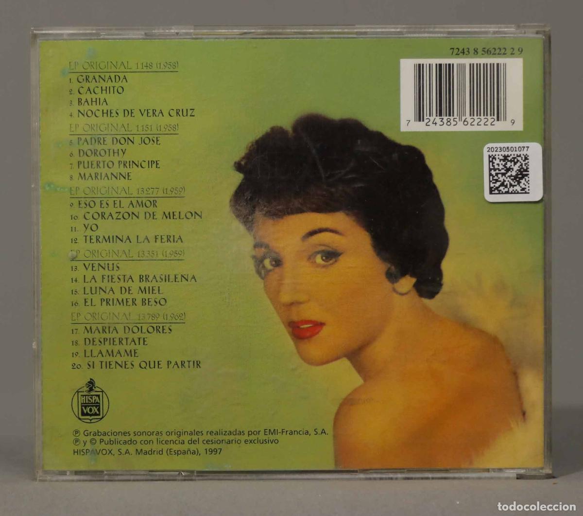 CDs de m&uacute;sica: CD. Gloria Lasso &ndash; Los Ep&acute;s Originales - Foto 2