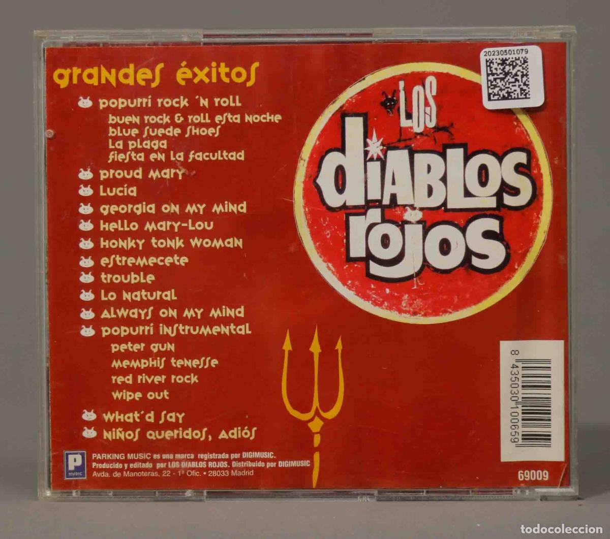 CDs de m&uacute;sica: CD. DIABLOS ROJOS. GRANDES EXITOS - Foto 2