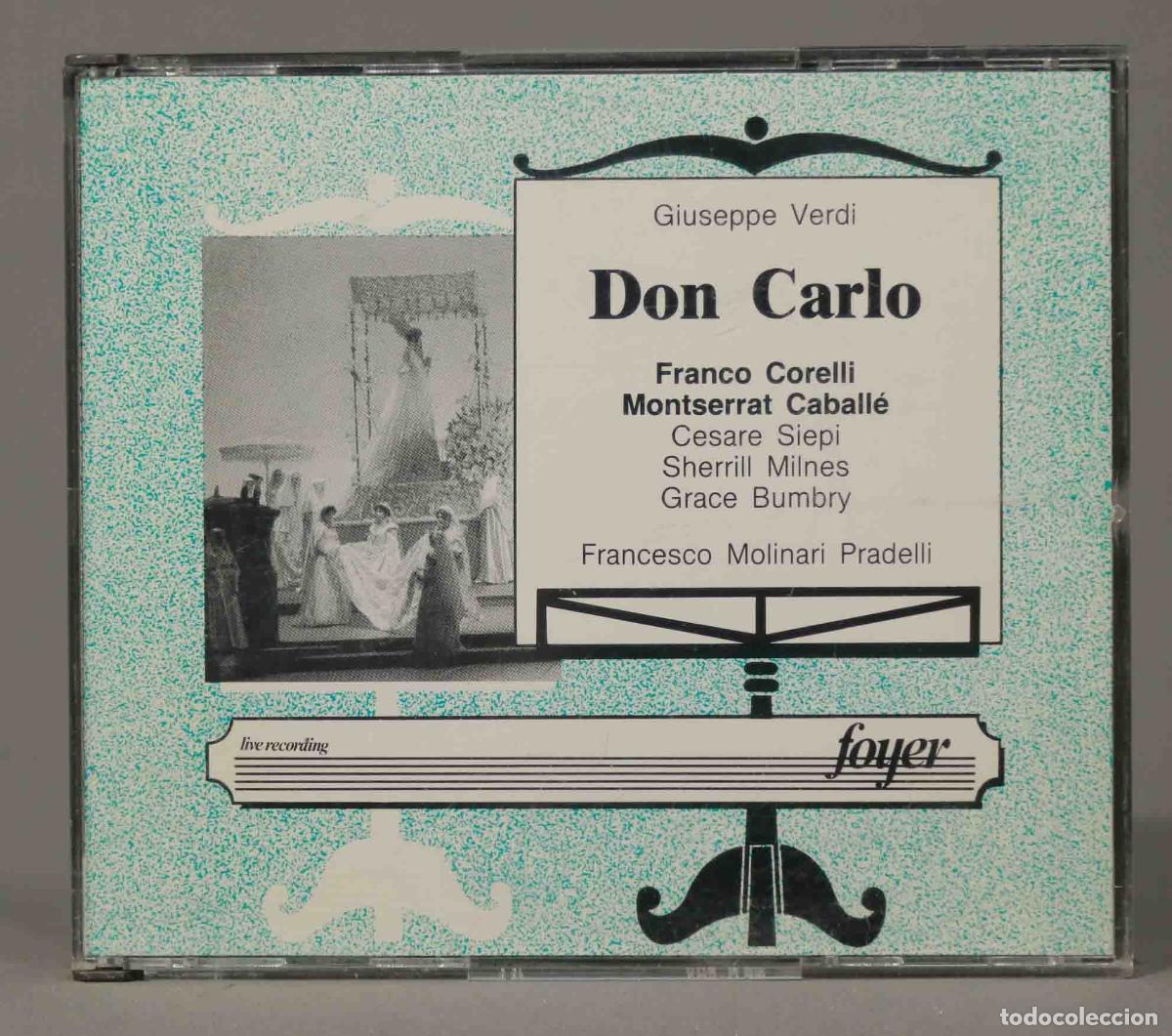 CDs de m&uacute;sica: 2 CD. CARLO. VERDI. PRADELLI. 1972 - Foto 1